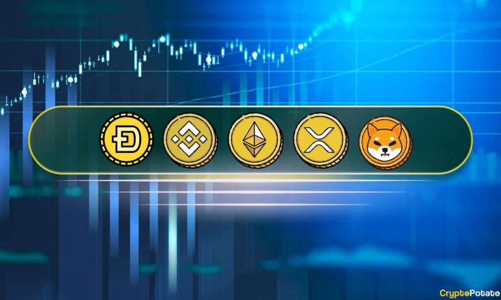 Get your cryptocurrency news & events at cryptogeni.us! Image used for post: Crypto Price Analysis: A Closer Look at Ethereum, Ripple, Cardano, Shiba Inu, and Dogecoin