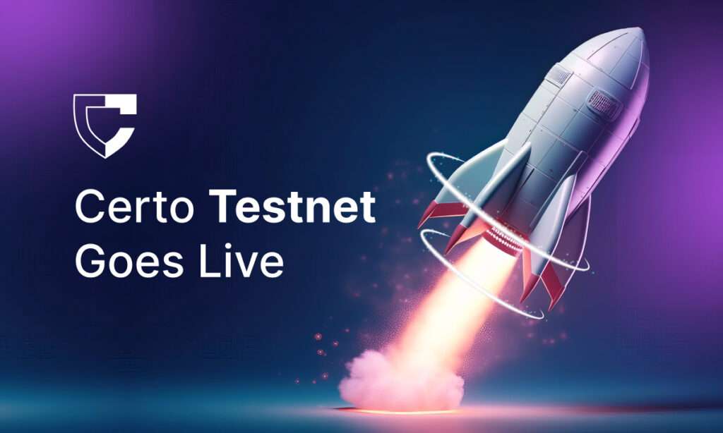 Get your cryptocurrency news & events at cryptogeni.us! Image used for post: Certo Testnet Launch: A Revolutionary Chapter in P2P Lending and Stablecoins