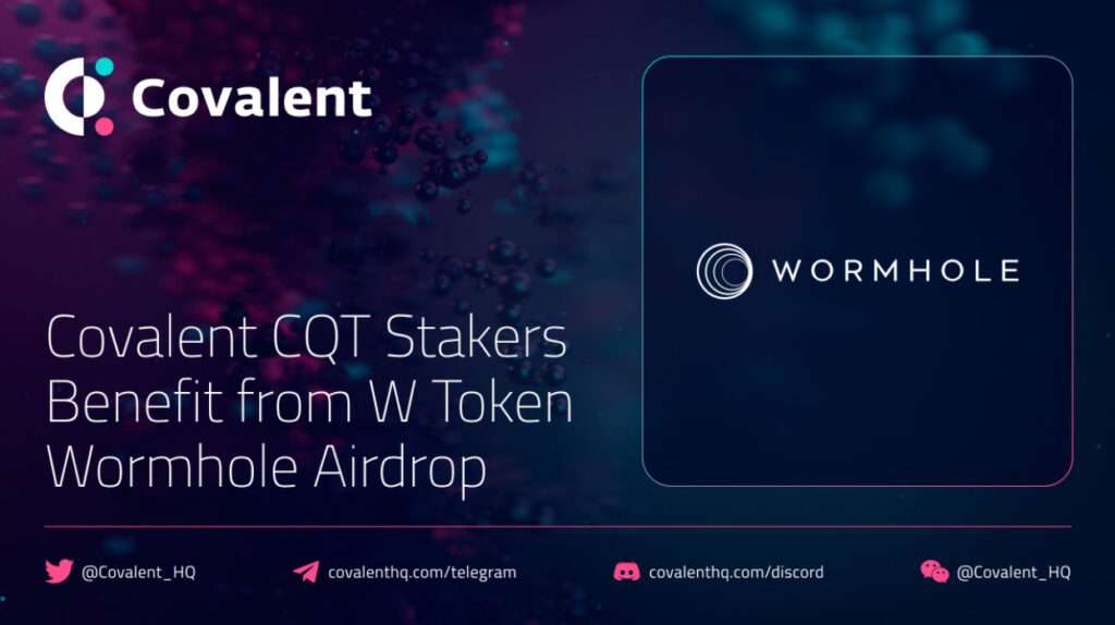 Get your cryptocurrency news & events at cryptogeni.us! Image used for post: Covalent CQT Stakers Stand to Gain from Significant Decentralization of Wormhole Governance